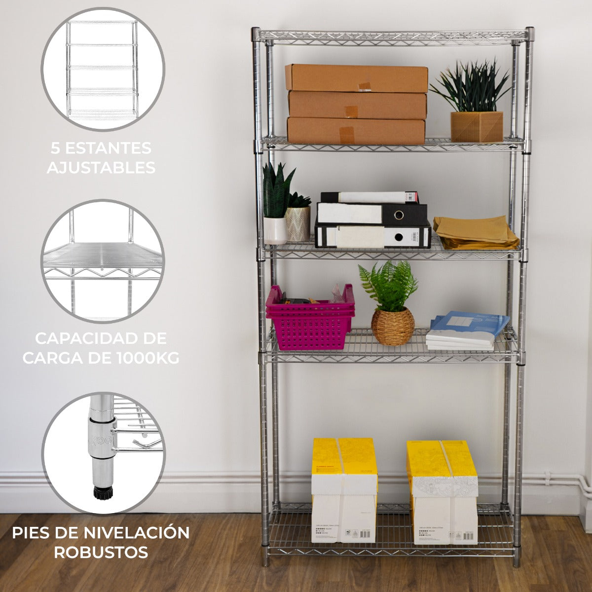 KuKoo Draadrek - 45cm x 90cm x 180cm