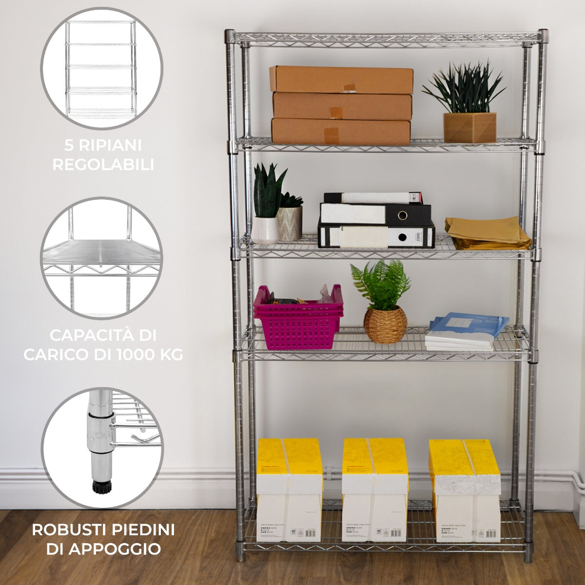 KuKoo Draadrek - 45cm x 120cm x 180cm