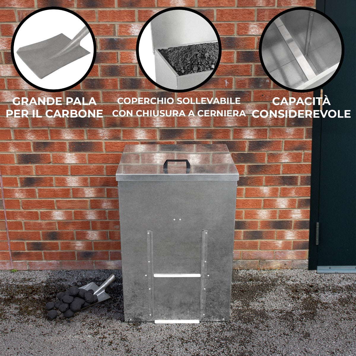 Bunkerkast voor Brandstof Opslag - 150kg