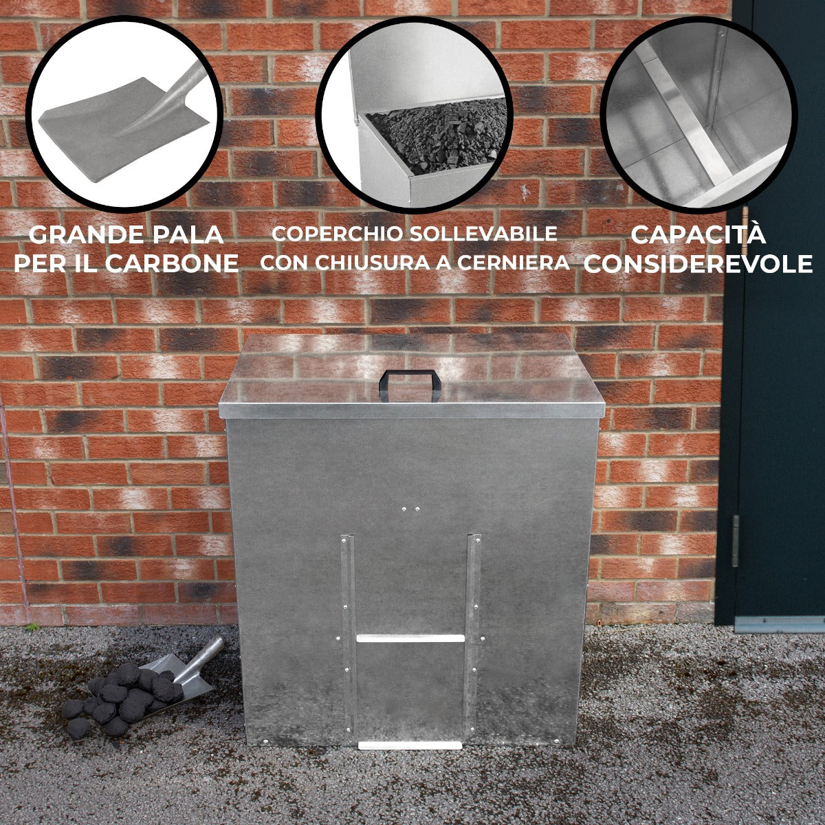 Bunkerkast voor Brandstof Opslag - 250kg