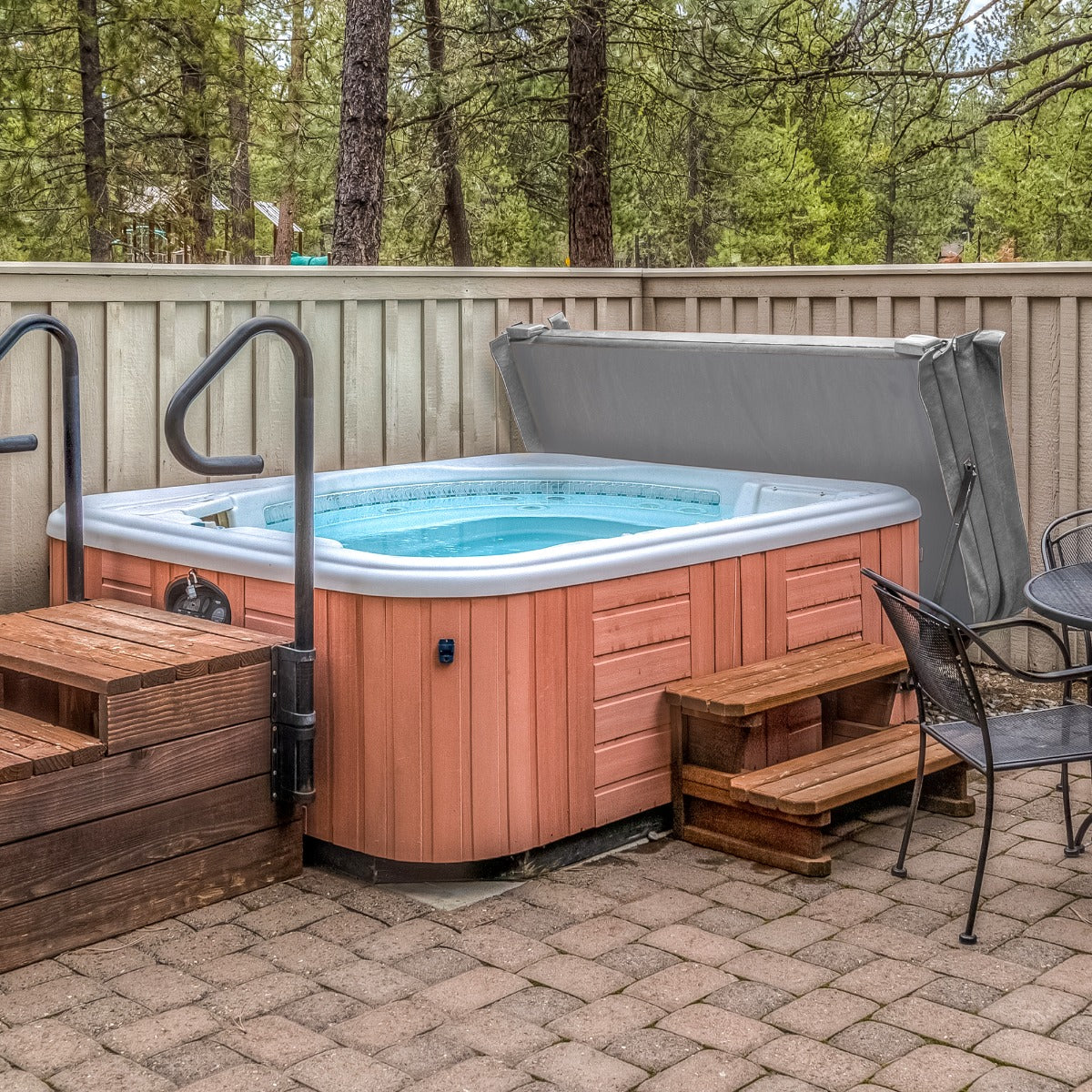 Geïsoleerd Hottubdeksel - Grijs - 2,2 m