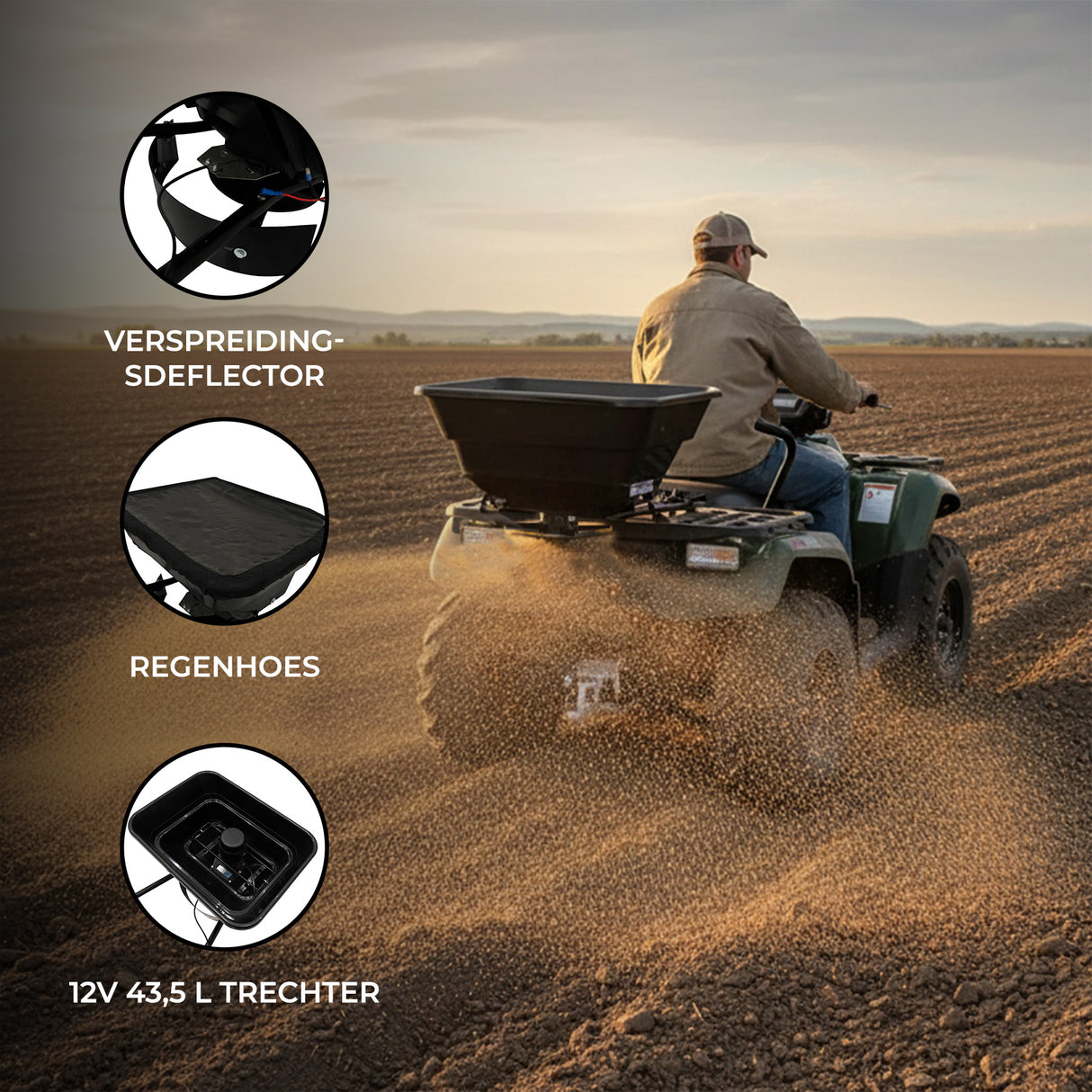 ATV Verspreider - Gemonteerd