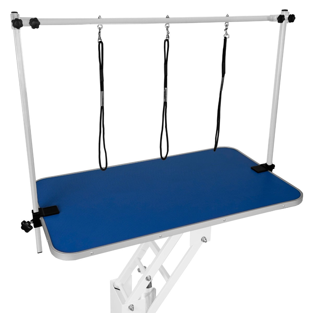 Wit Hydraulisch Trimtafel - Blauw Tafelblad