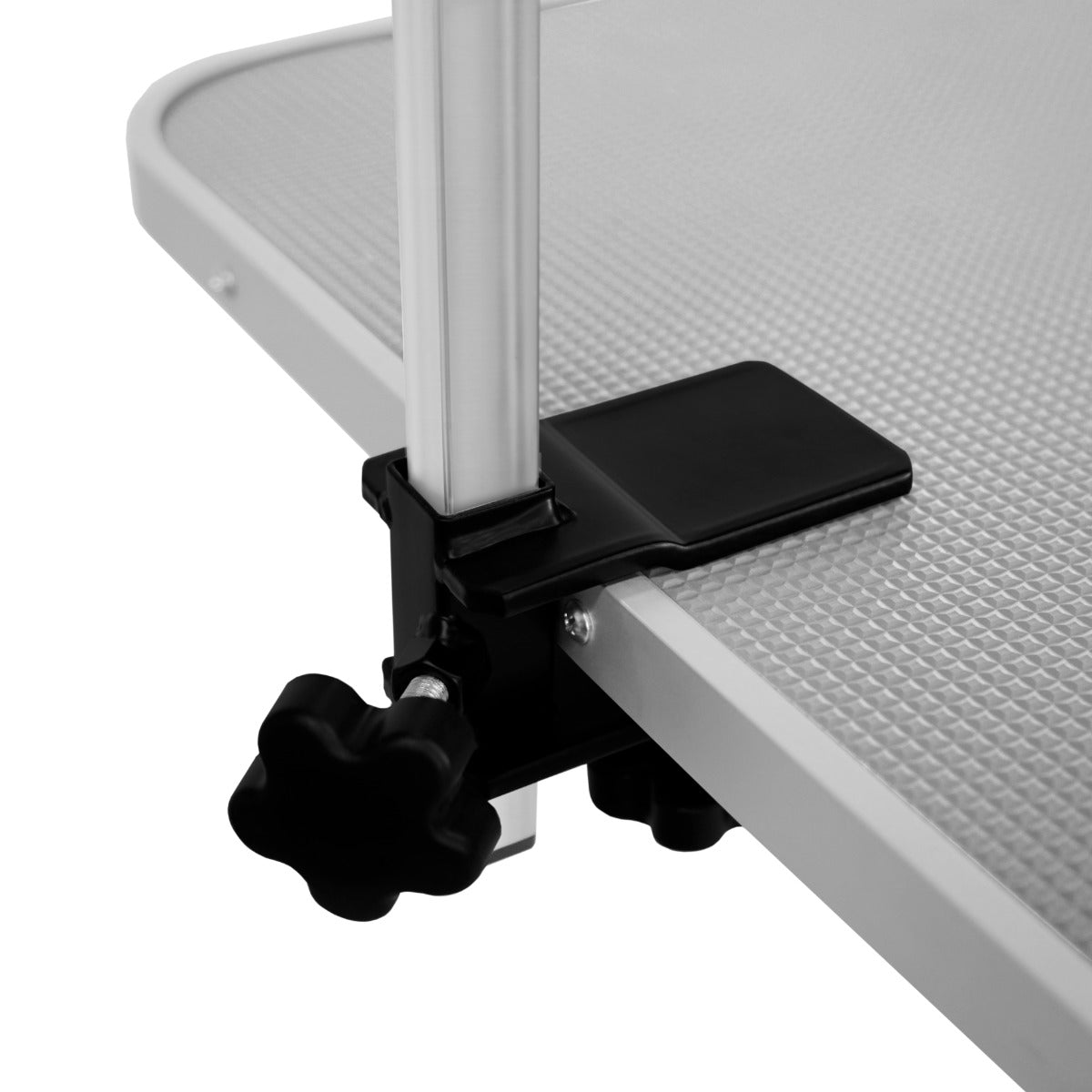 Zwart Hydraulische Trimtafel - Grijs Tafelblad