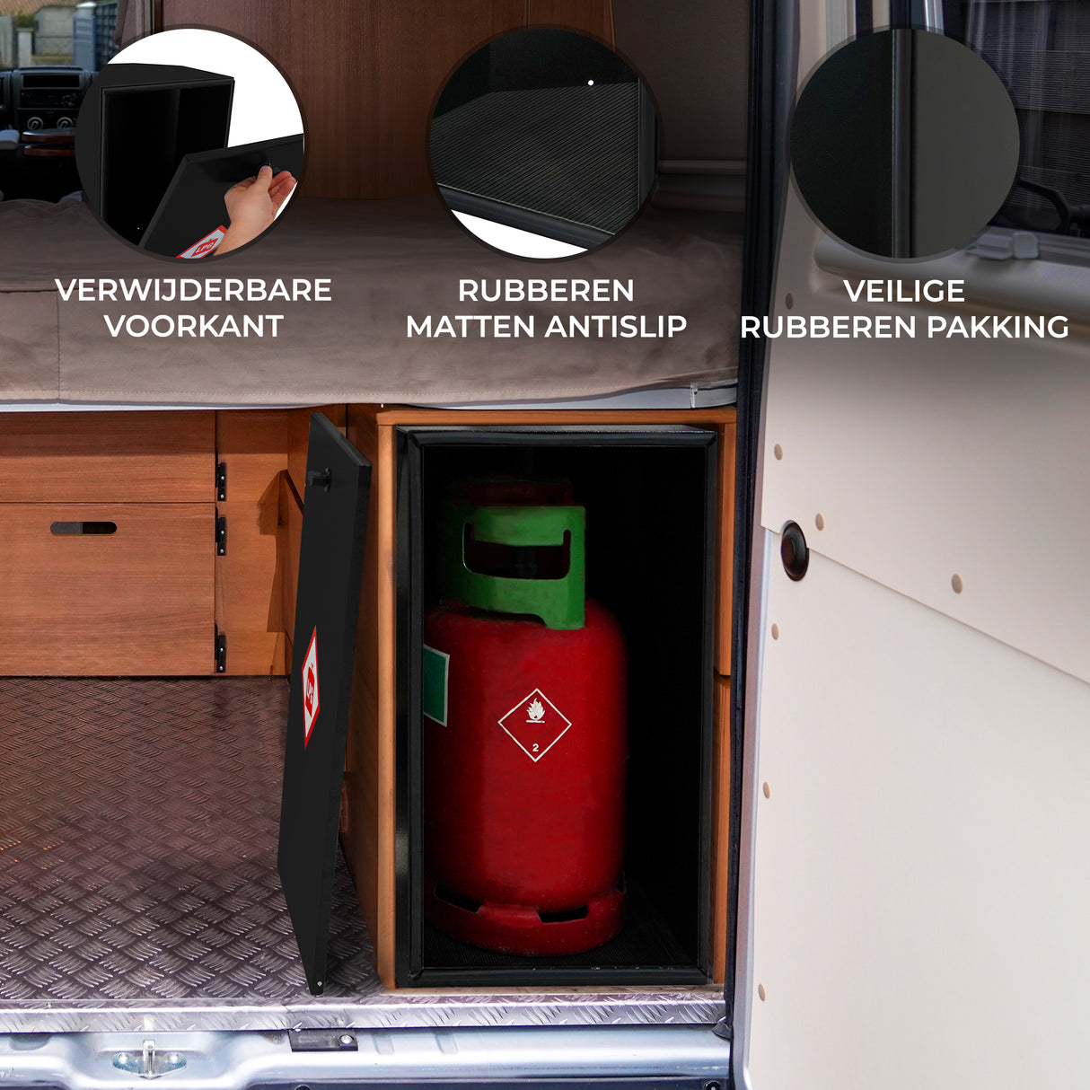 Kast voor Gasflessen van 6 kg