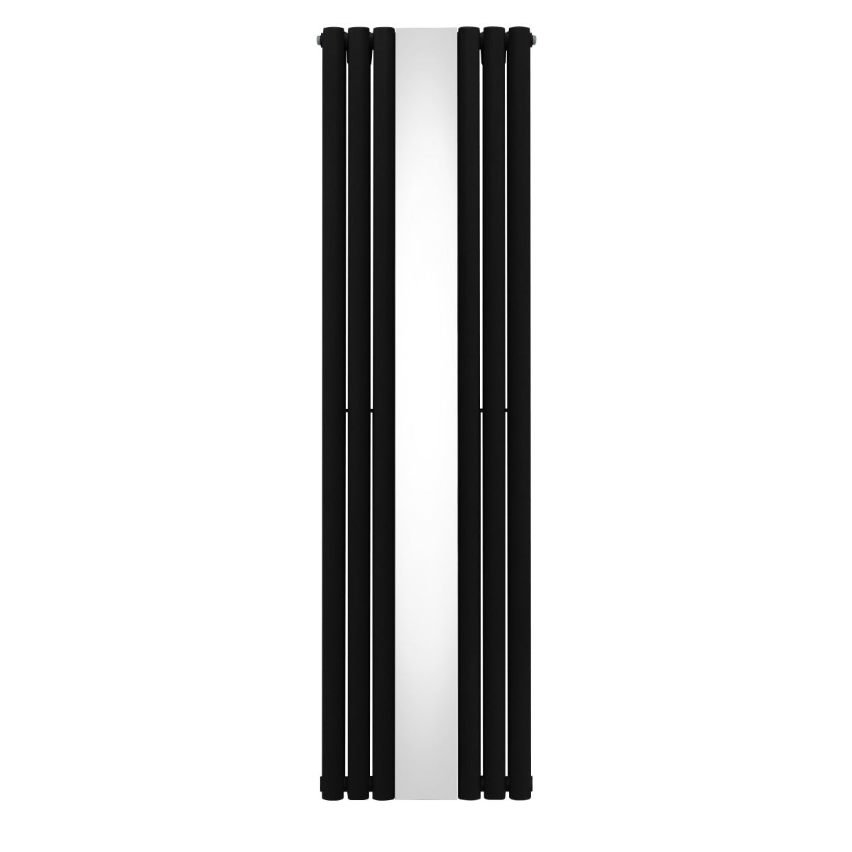Ovale Spiegelradiator - 1800mm x 500mm - Zwart