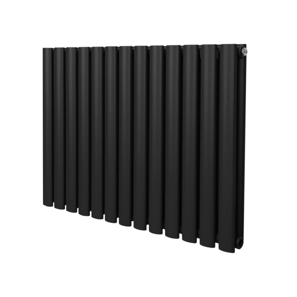 Ovale Kolomradiator - 600mm x 780mm - Zwart