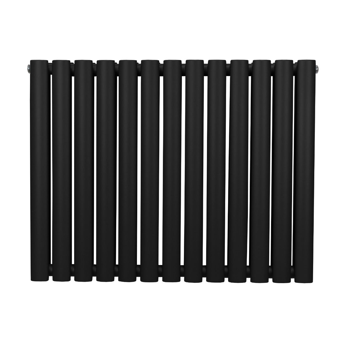 Ovale Kolomradiator - 600mm x 780mm - Zwart