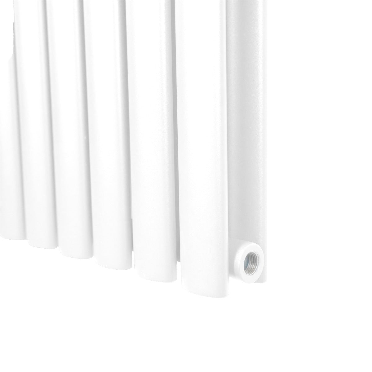 Ovale Kolomradiator - 1800mm x 360mm - Wit