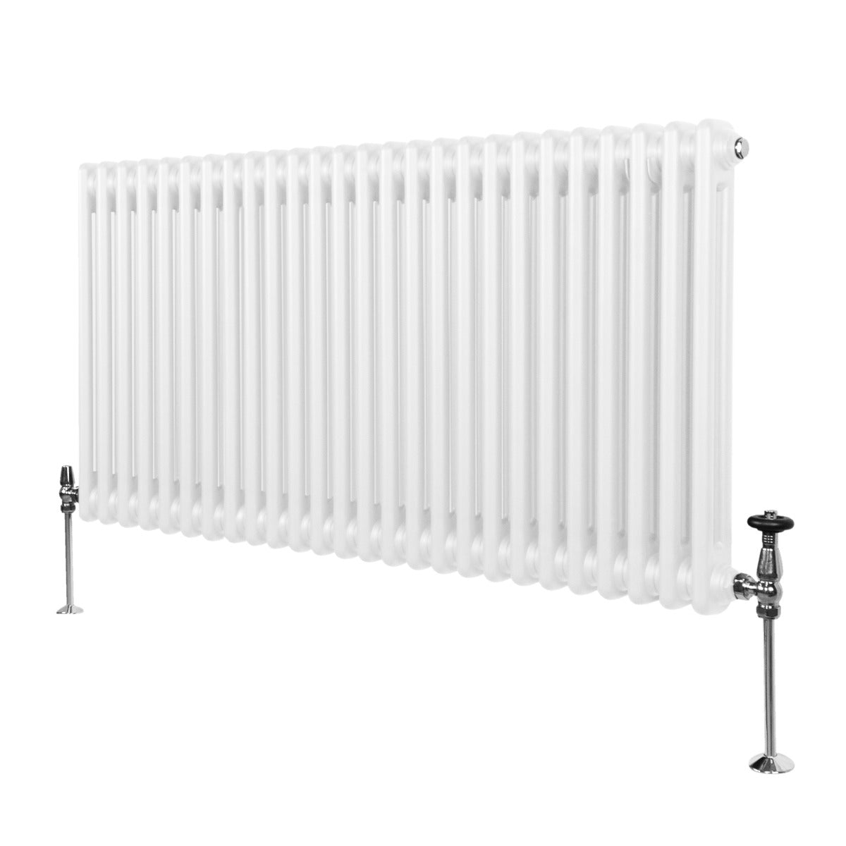Traditionele 2 Kolom Radiator - 600 x 1192mm - Wit