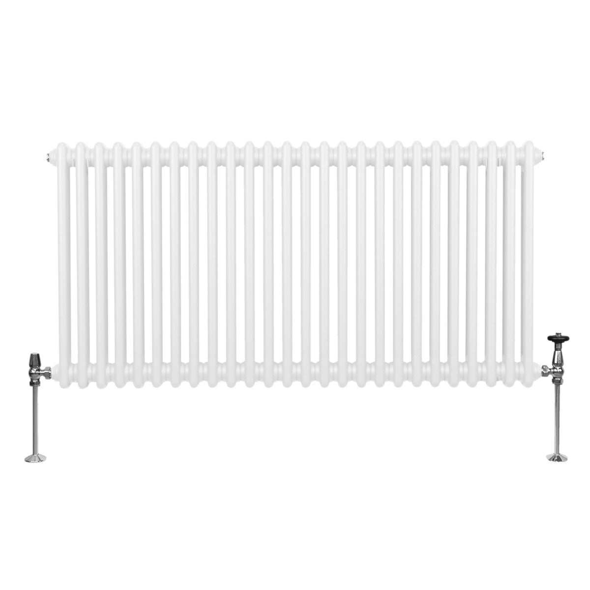 Traditionele 2 Kolom Radiator - 600 x 1192mm - Wit