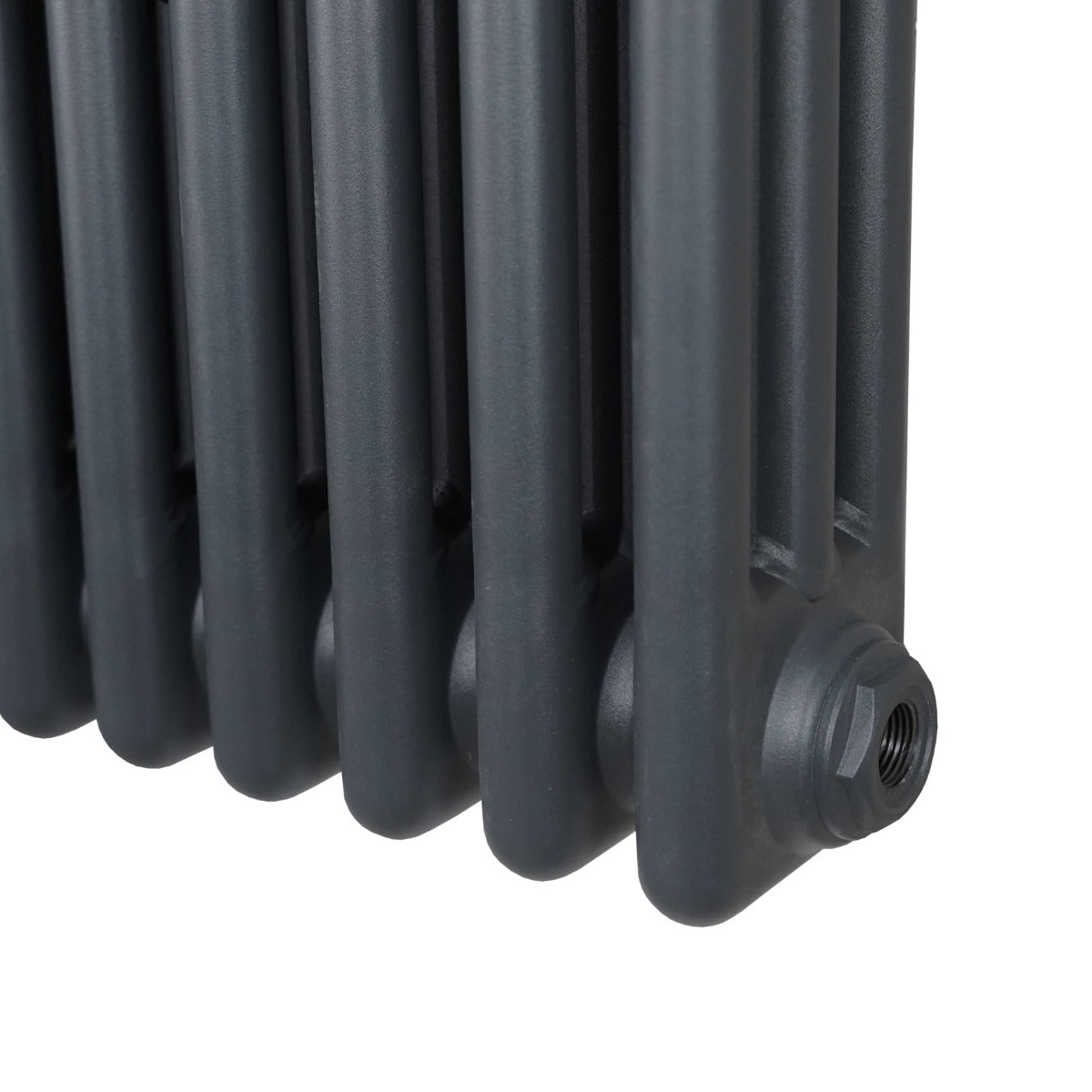 Traditionele 3 Kolom Radiator - 300 x 1192mm - Antraciet Grijs