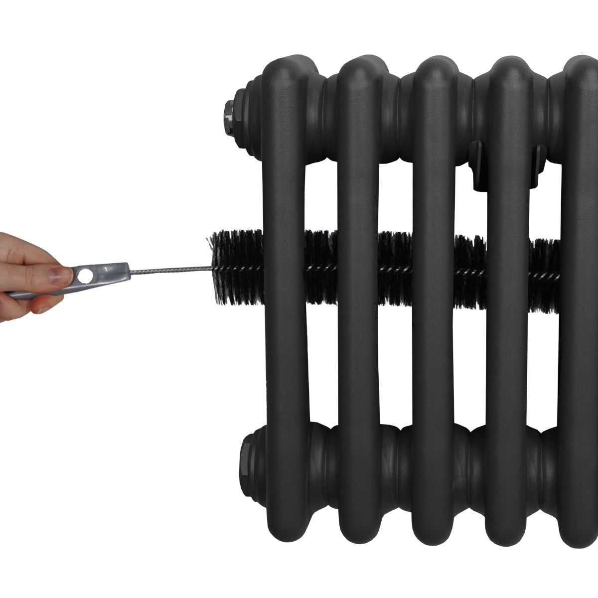 Traditionele 3 Kolom Radiator - 300 x 1192mm - Antraciet Grijs