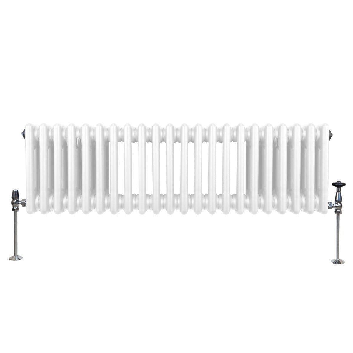 Traditionele 3 Kolom Radiator - 300 x 1192mm - Wit