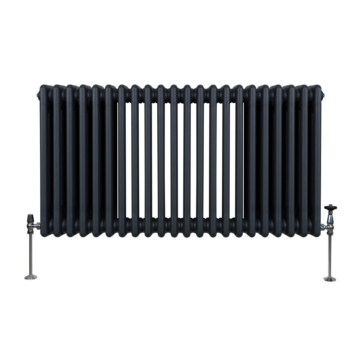 Traditionele 3 Kolom Radiator - 600 x 1012mm - Antraciet Grijs