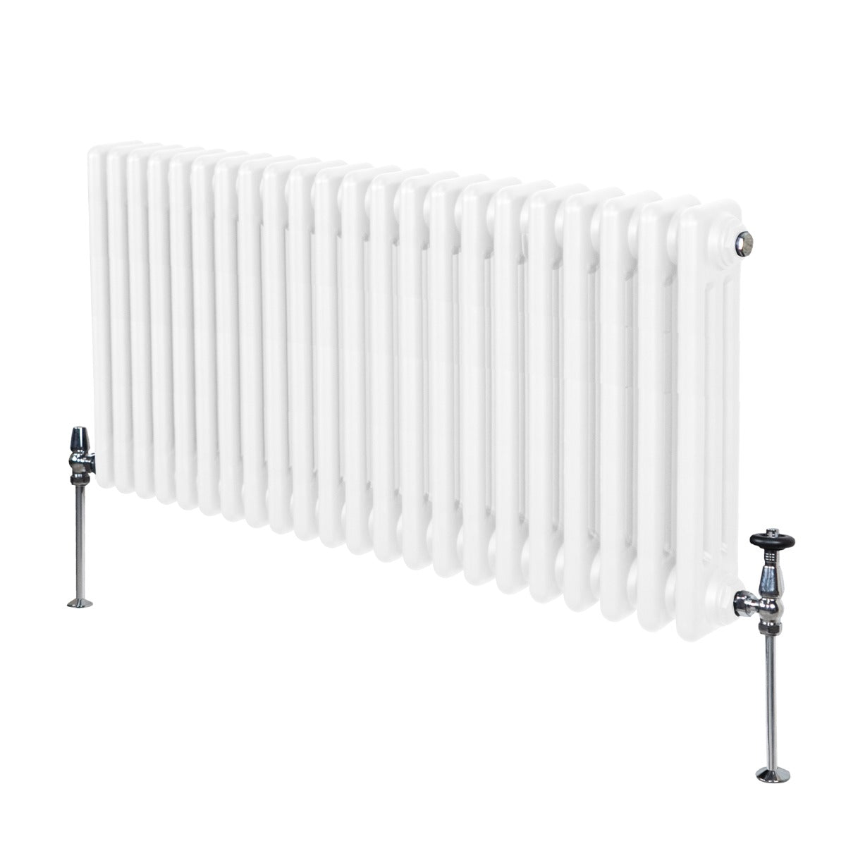 Traditionele 3 Kolom Radiator - 600 x 1012mm - Wit