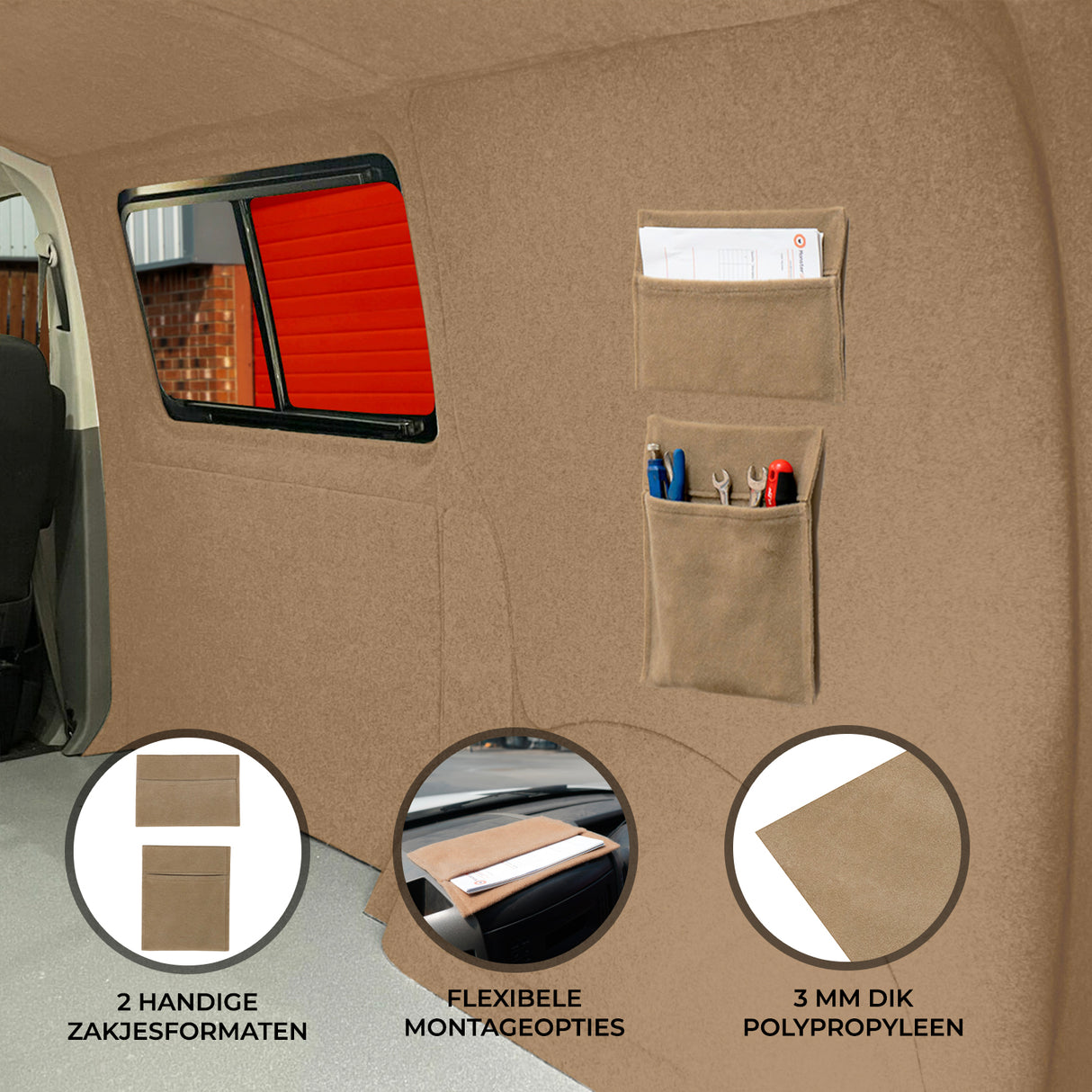 Opbergvakken - Beige