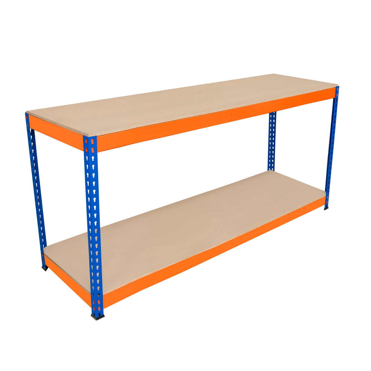 Werkbank met 2 Schappen S-Rax - 180 cm x 60 cm x 90 cm