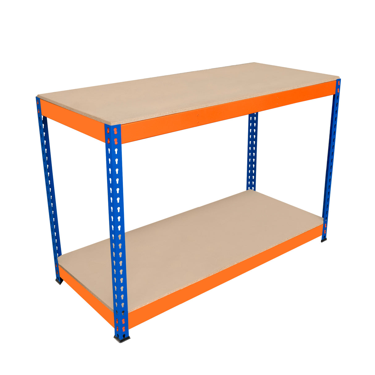 Werkbank met 2 Planken S-Rax - 120cm x 60cm x 90cm