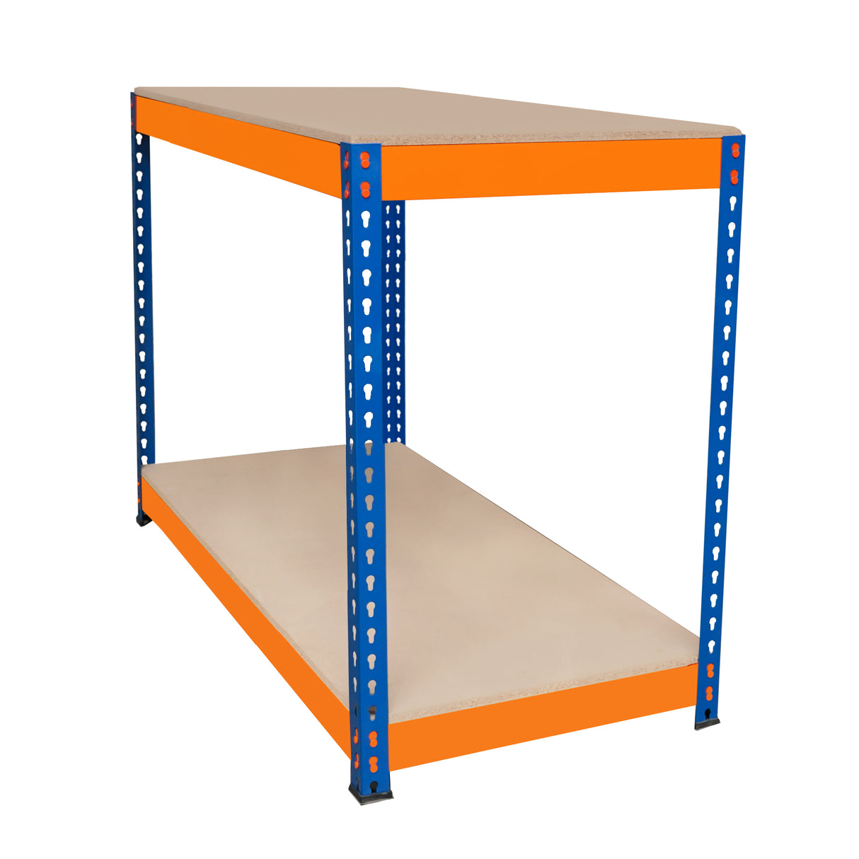 Werkbank met 2 Planken S-Rax - 120cm x 60cm x 90cm