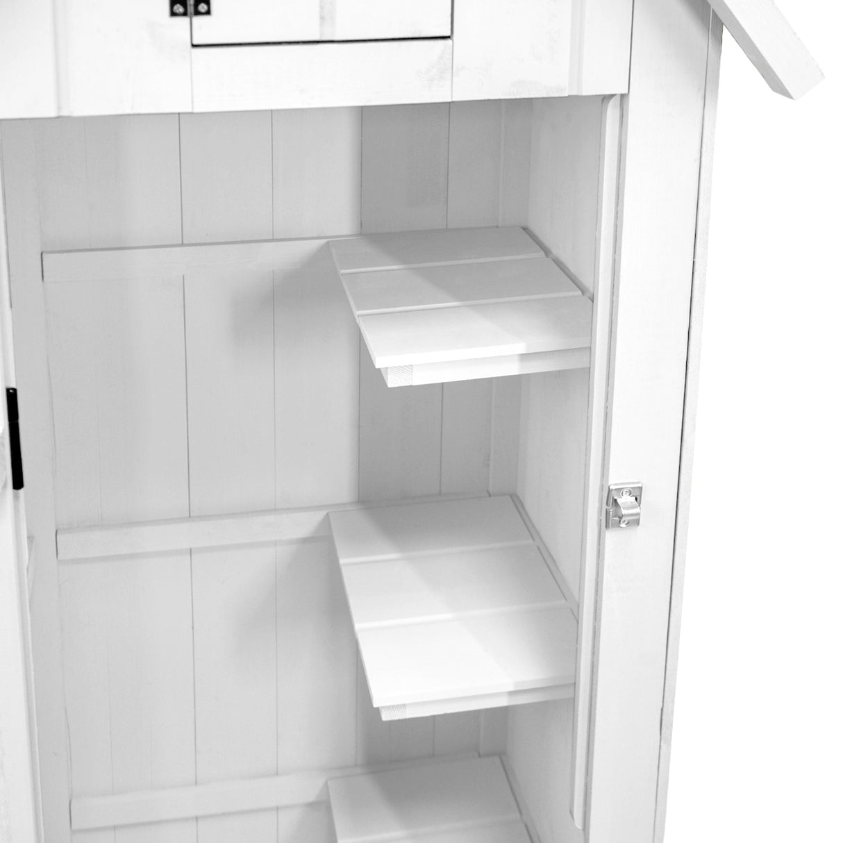 Houten Tuinschuur - Wit