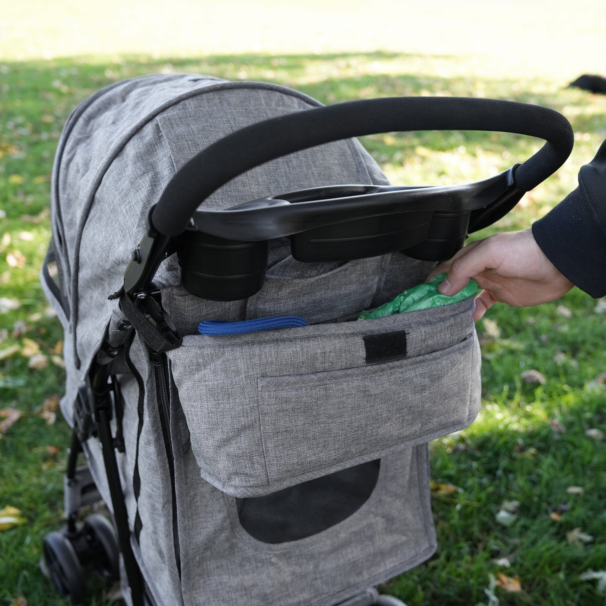 Organizer Tas voor Hondenbuggy - Grijs