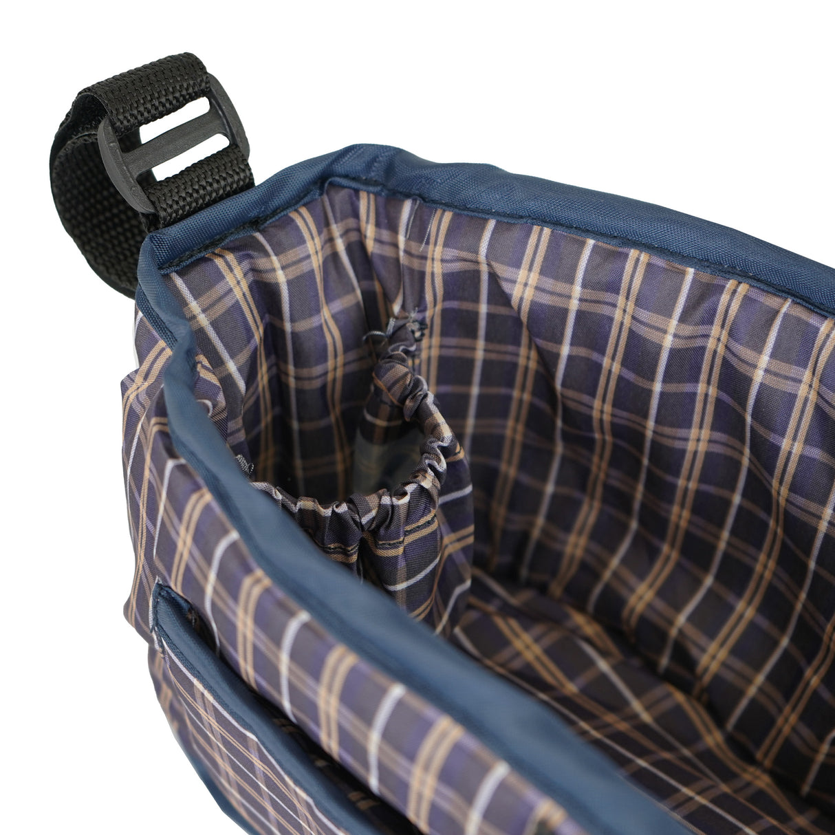 Organizer Tas voor Hondenbuggy - Ruitblauw