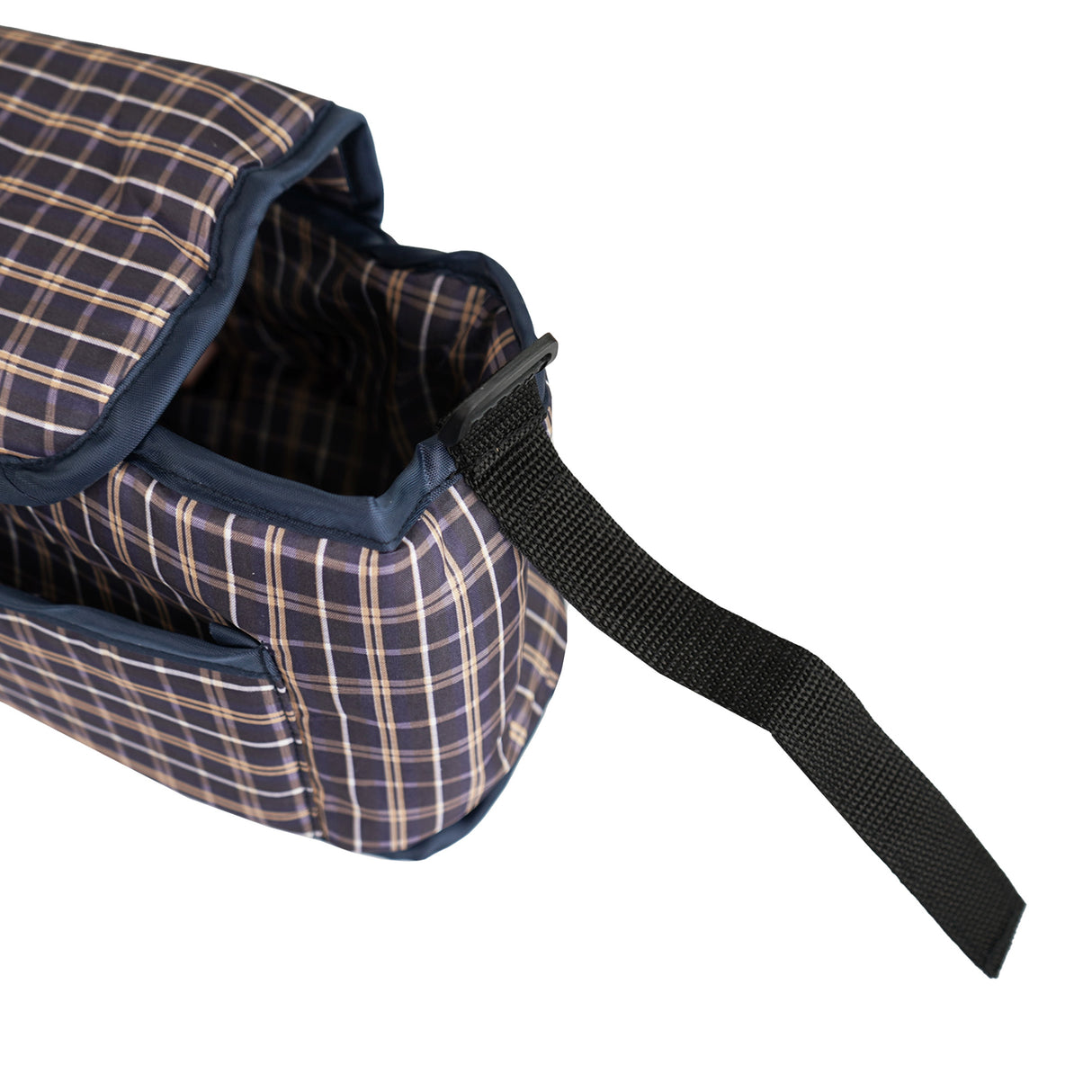 Organizer Tas voor Hondenbuggy - Ruitblauw