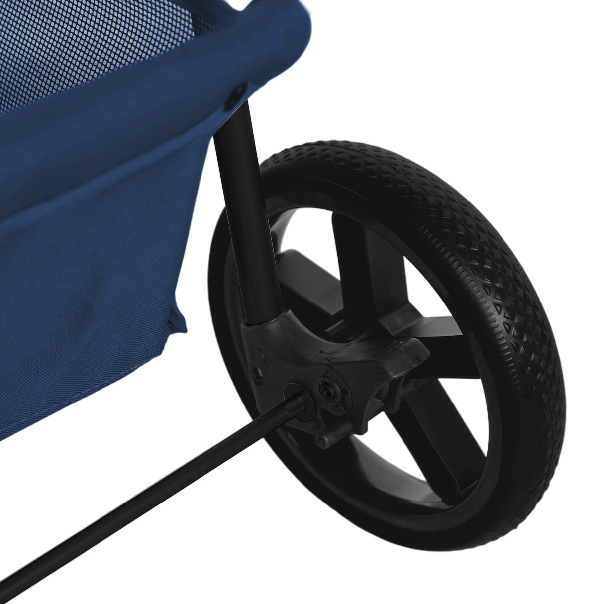 Hondenbuggy met Regenhoes en Organizer Tas - Marineblauw