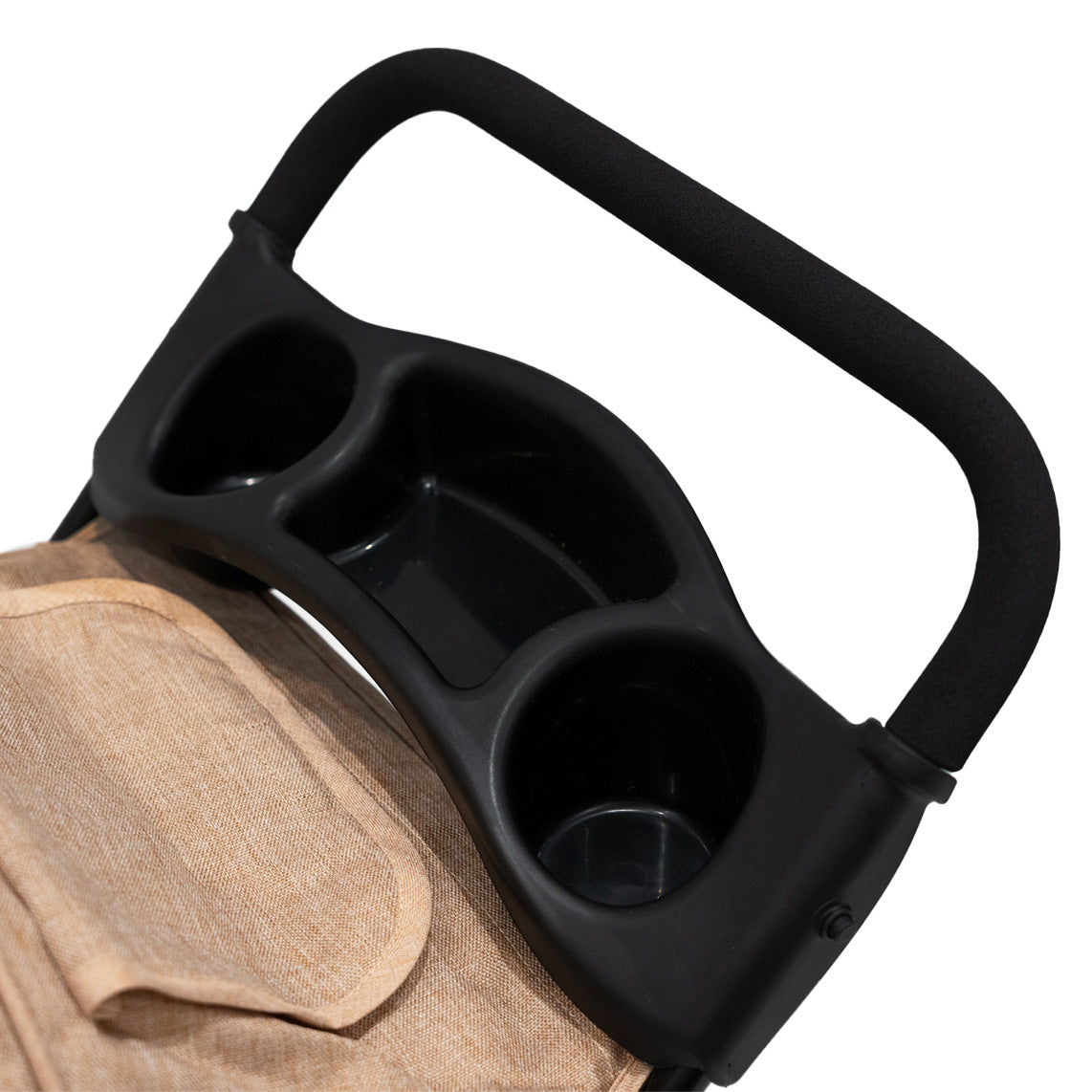 Hondenbuggy met Regenhoes en Organizer Tas - Beige