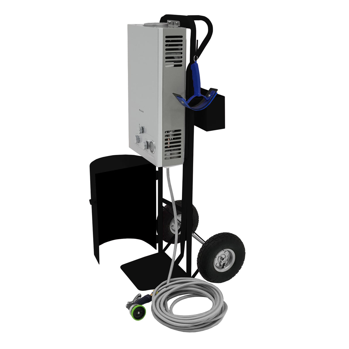 Draagbare Douche voor Paarden - Zwart