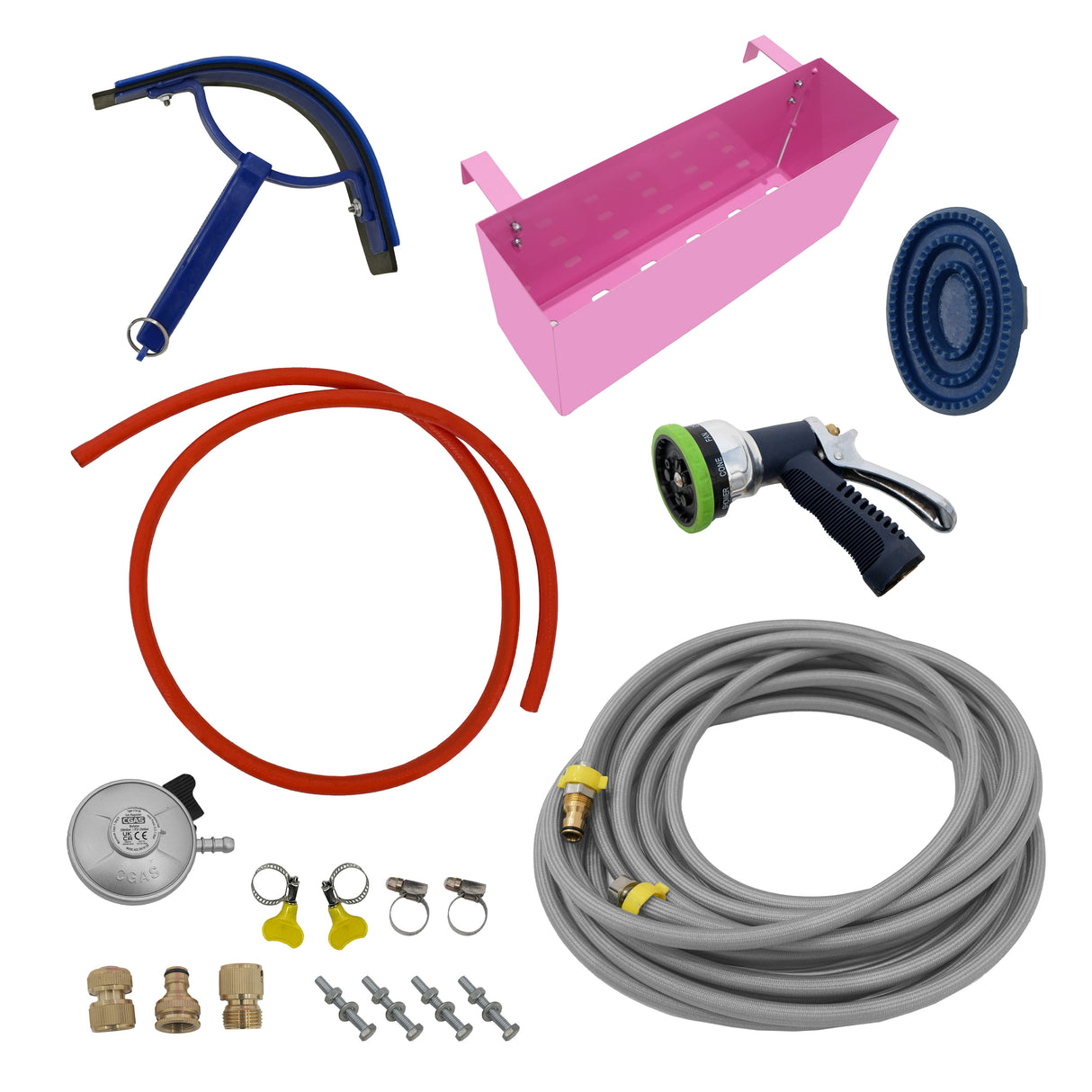 Draagbare Douche voor Paarden - Roze