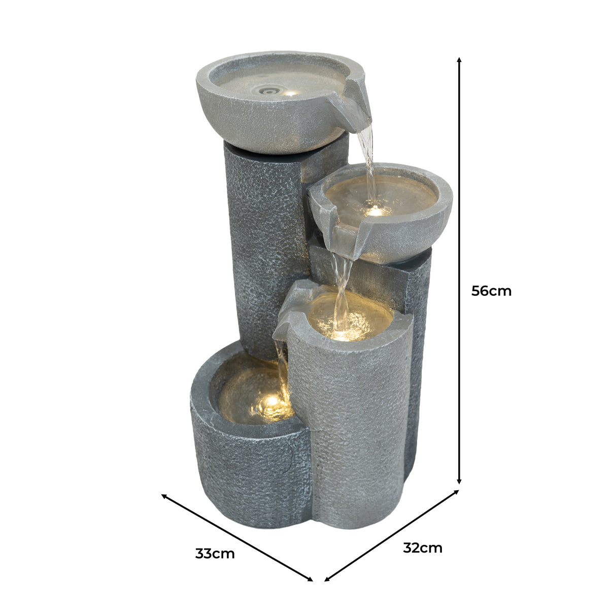 Elektrisch Waterornament - Tranquil Tiers