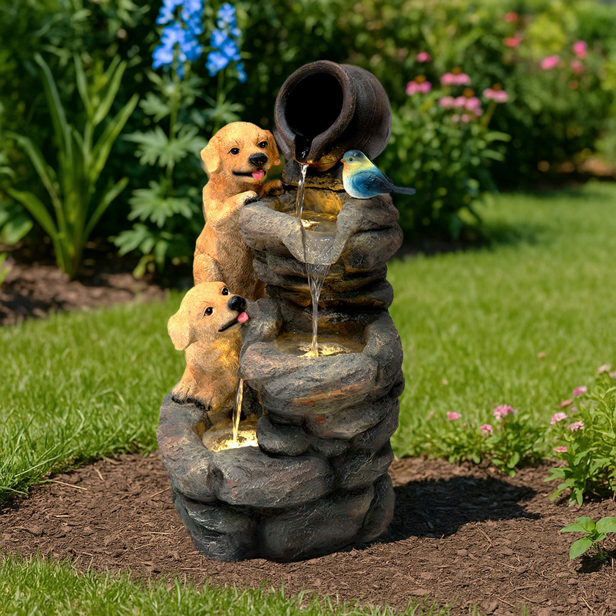 Elektrisch Waterornament - Canine Creek