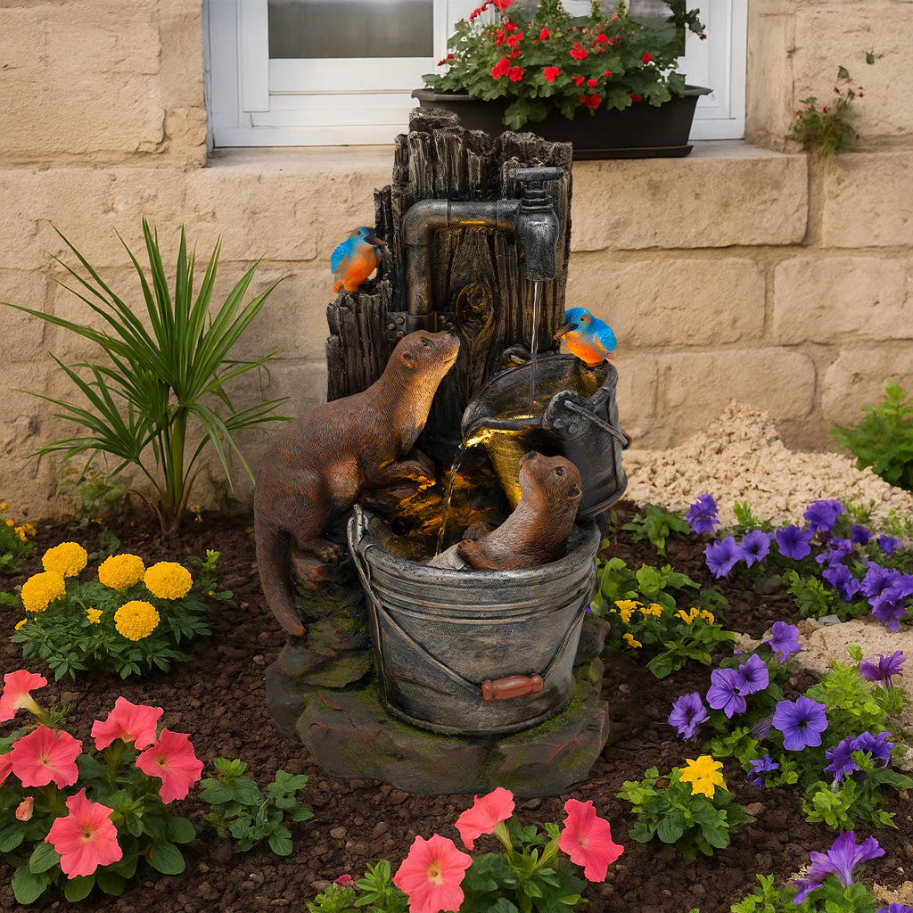 Elektrisch Waterornament - Otter Oasis