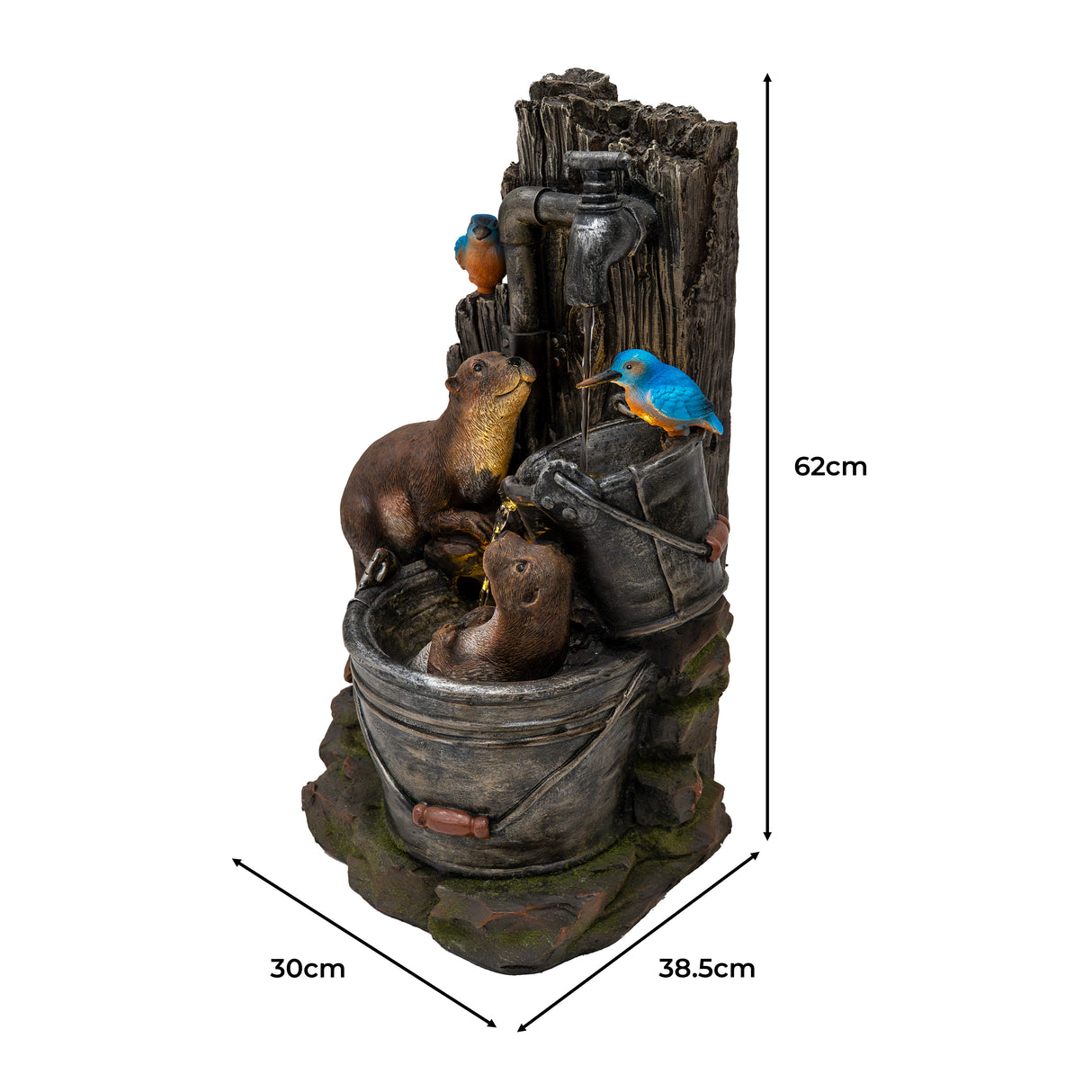 Elektrisch Waterornament - Otter Oasis