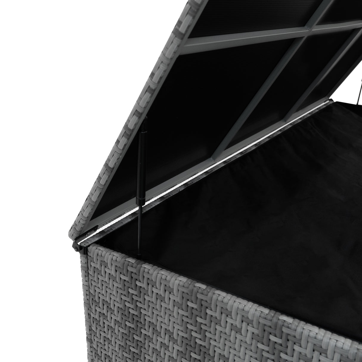 Rotan Kussen Opbergbox 996L - Grijs