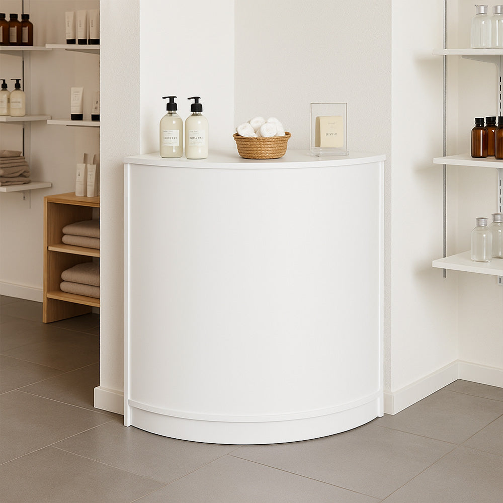 Detailhandel Winkel Hoek Toonbank CM60 - Wit