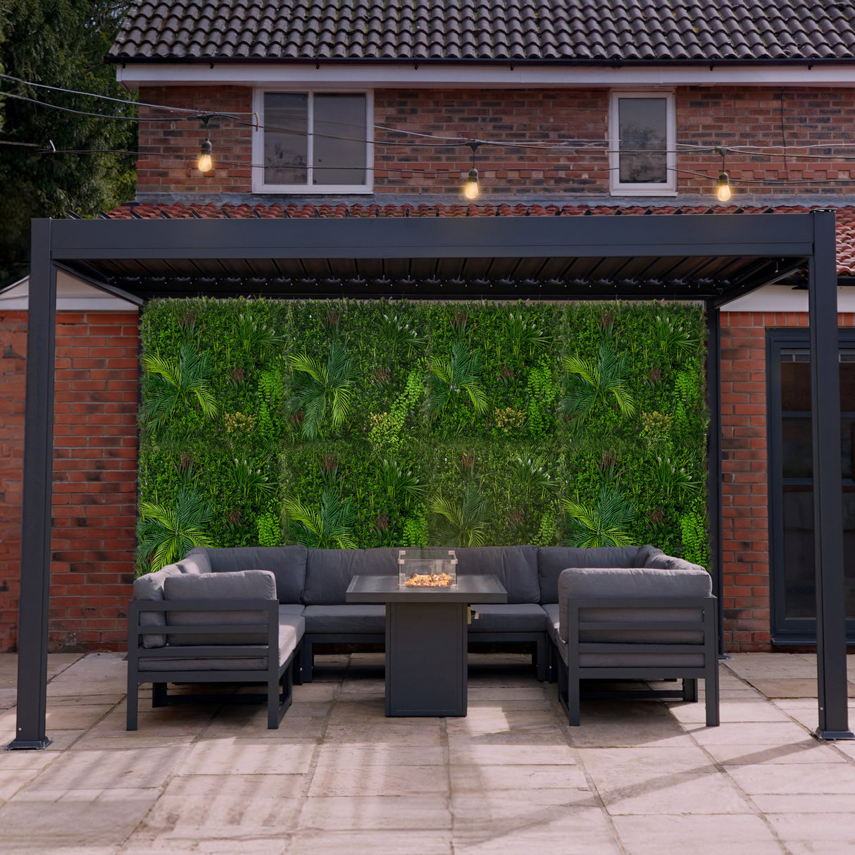 Alina Kunstplanten Wandpaneel - 100cm x 100cm