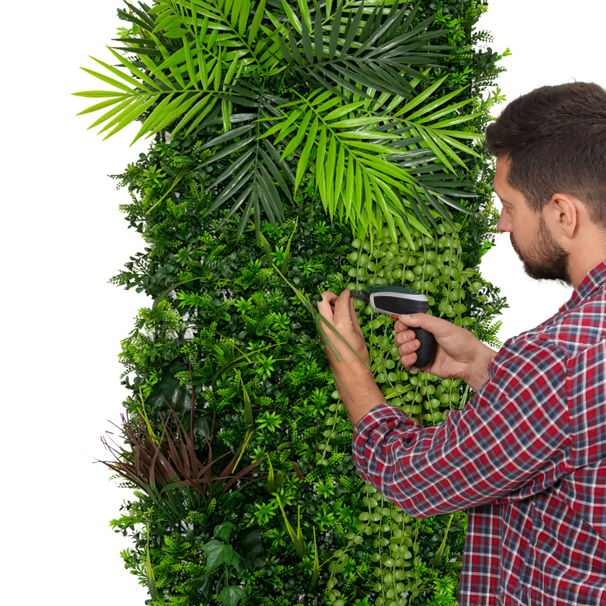 Alina Kunstplanten Wandpaneel - 50cm x 150cm