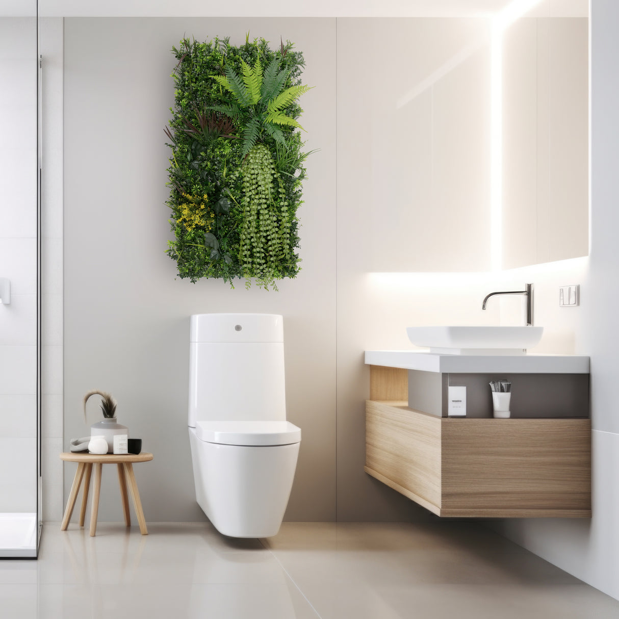 Alina Kunstplanten Wandpaneel x 2 - 50cm x 100 cm