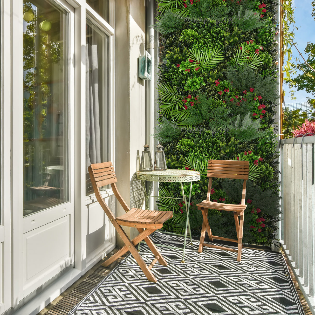 Mira Kunstplanten Wandpaneel - 100cm x 100cm