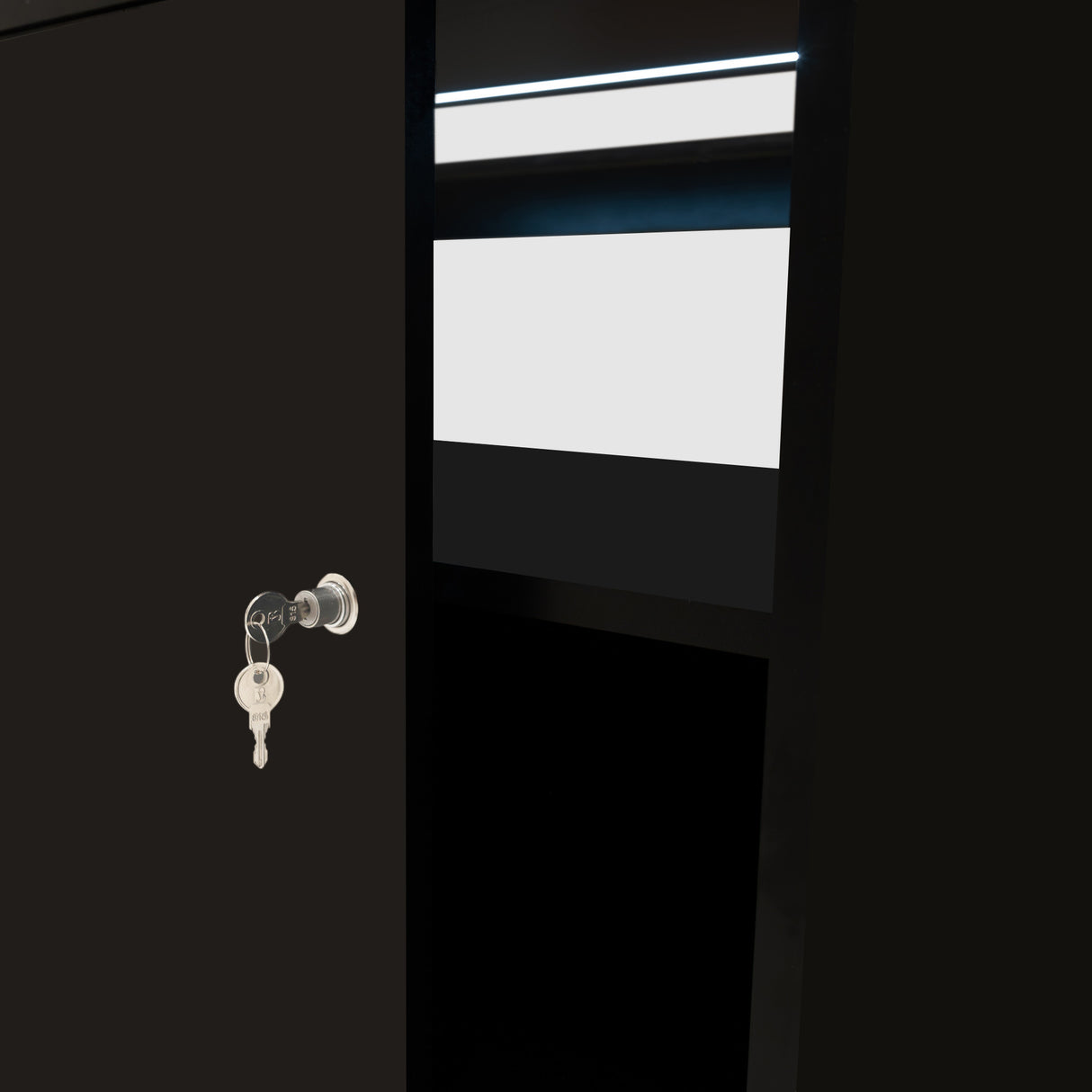 LED Detailhandel Winkel Toonbank B1500 - Zwart