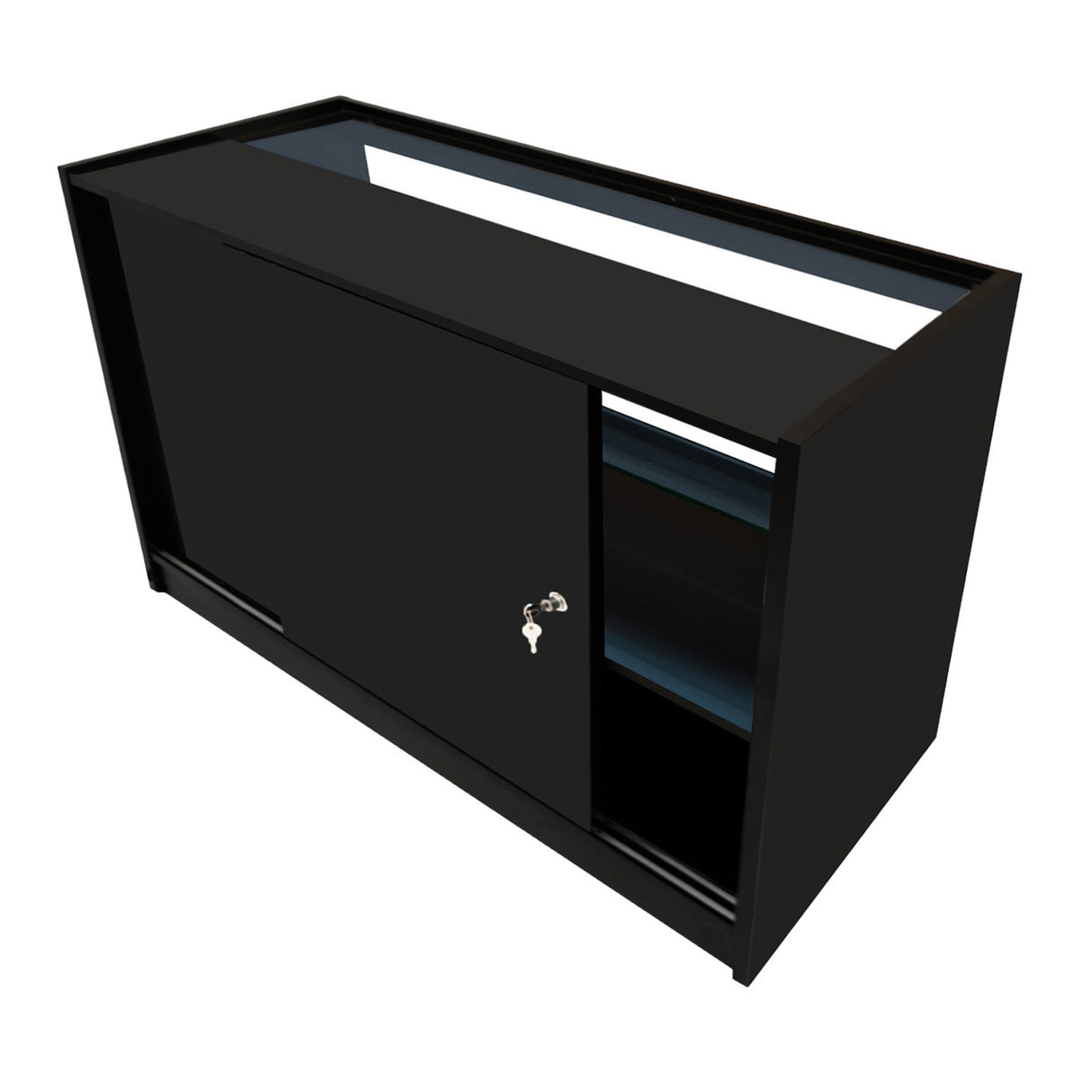 LED Detailhandel Winkel Toonbank C1500 - Zwart