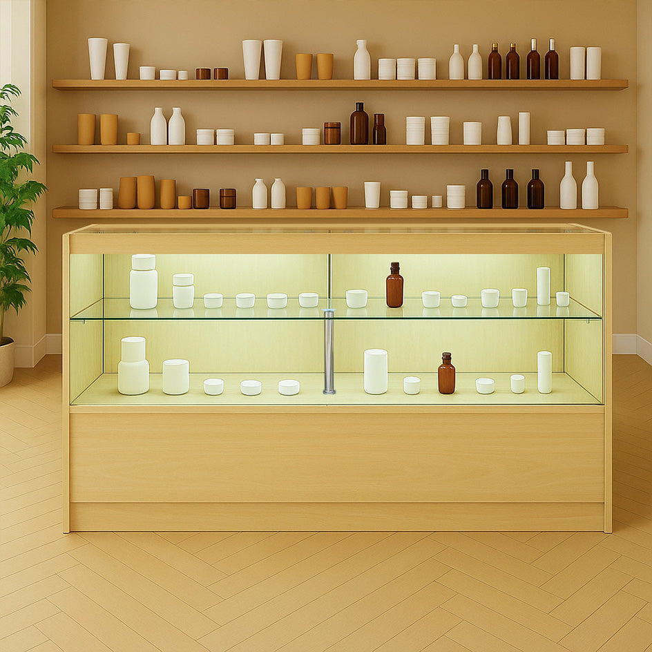 LED Detailhandel Winkel Toonbank C1500 - Esdoorn