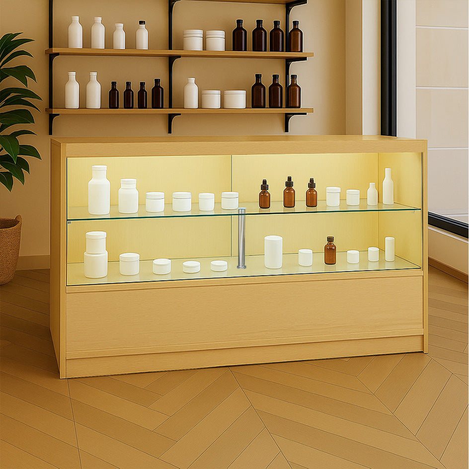 LED Detailhandel Winkel Toonbank C1500 - Esdoorn