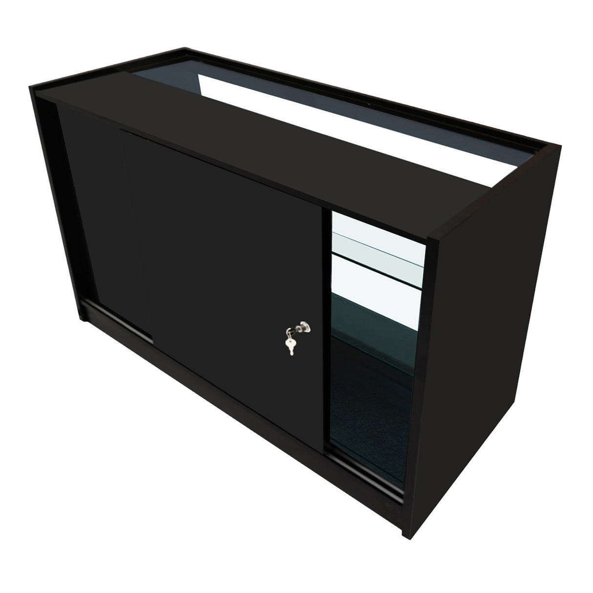 LED Detailhandel Winkel Toonbank K1500 - Zwart