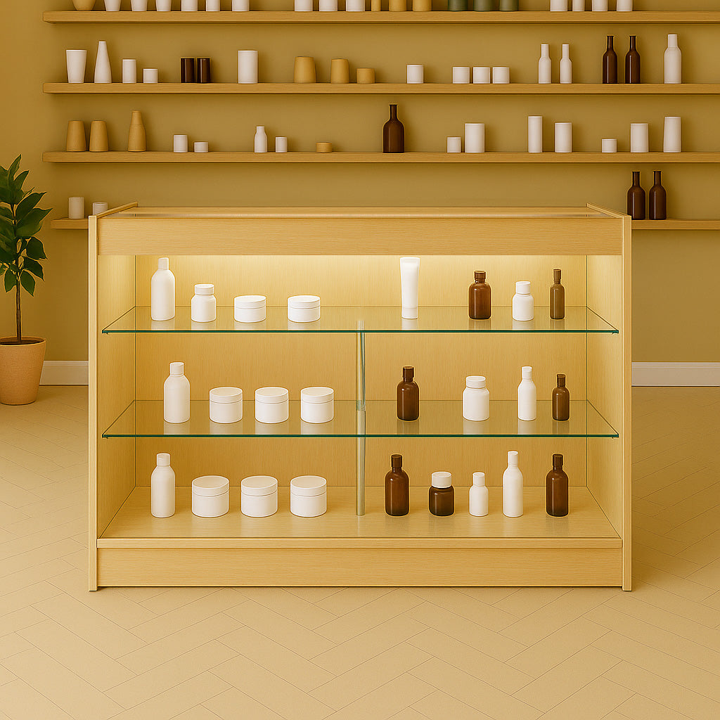 LED Detailhandel Winkel Toonbank K1500 - Esdoorn