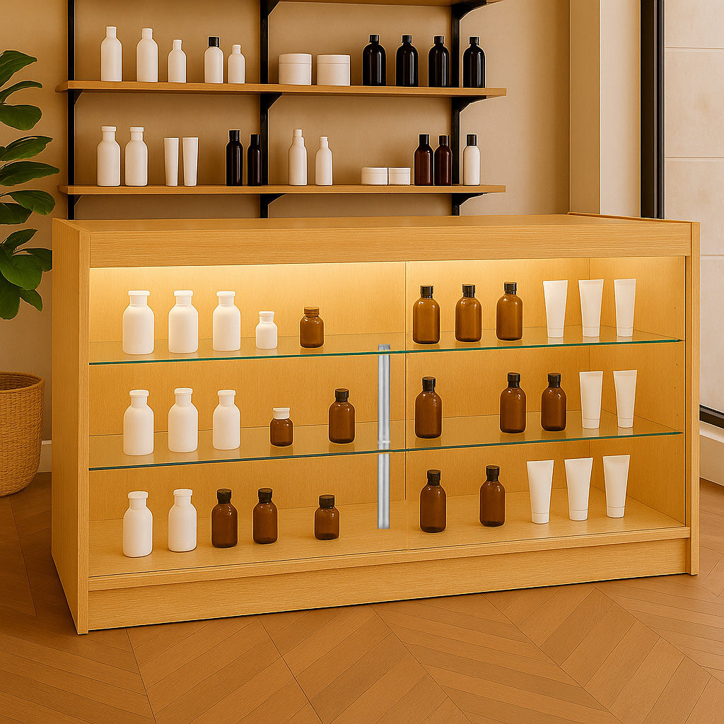 LED Detailhandel Winkel Toonbank K1500 - Esdoorn