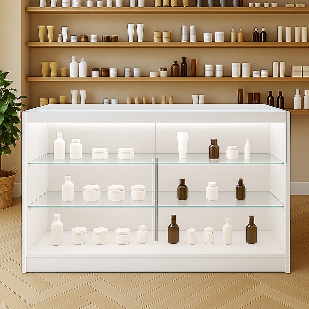 LED Detailhandel Winkel Toonbank K1500 - Wit